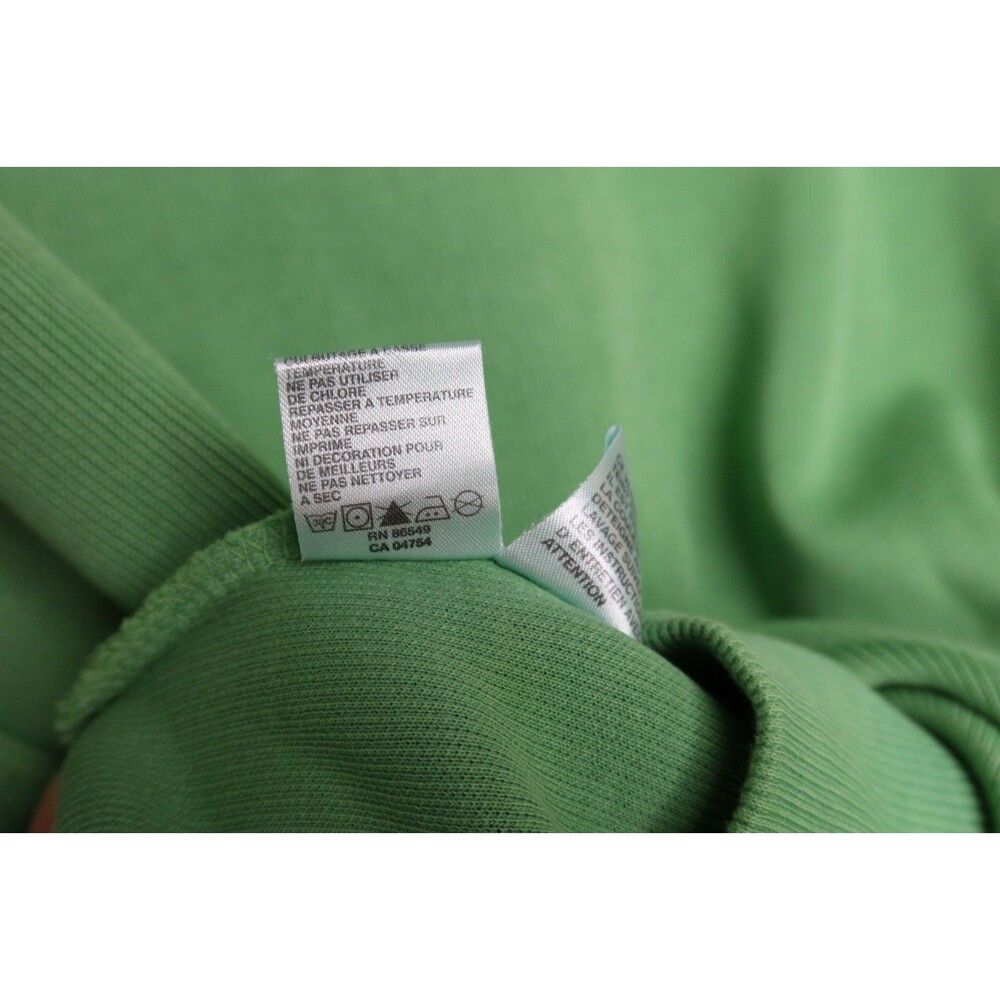 Tommy Bahama Relax 1/4 Zip Pullover Embroidered Marlin Logo Green Cotton Mens M - Picture 6 of 7